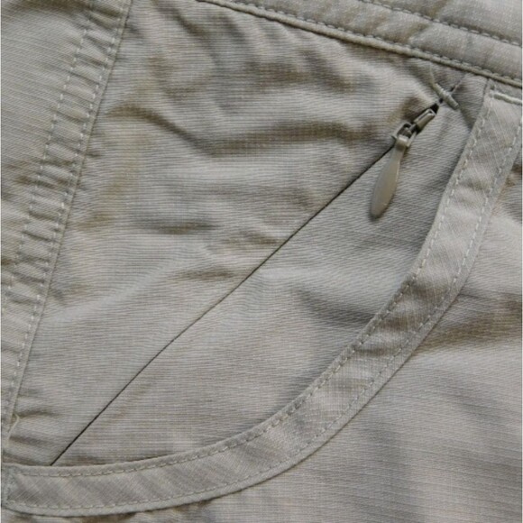 North Face Pants Womens 10 Lightweight Nylon Hiking Outdoor S16 NF00CE4F Khaki - Picture 5 of 16
